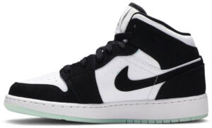 Jordan 1 Mid White Black Teal Tint (GS) BQ6931-103 - Phonecase4u photo 2