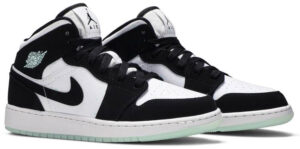 Jordan 1 Mid White Black Teal Tint (GS) BQ6931-103 - Phonecase4u photo 3