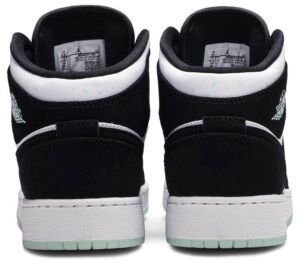 Jordan 1 Mid White Black Teal Tint (GS) BQ6931-103 - Phonecase4u photo 4