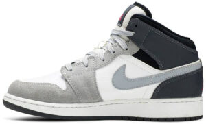 Jordan 1 Mid White Grey Hyper Pink (GS) 555112-117 - Phonecase4u photo 2
