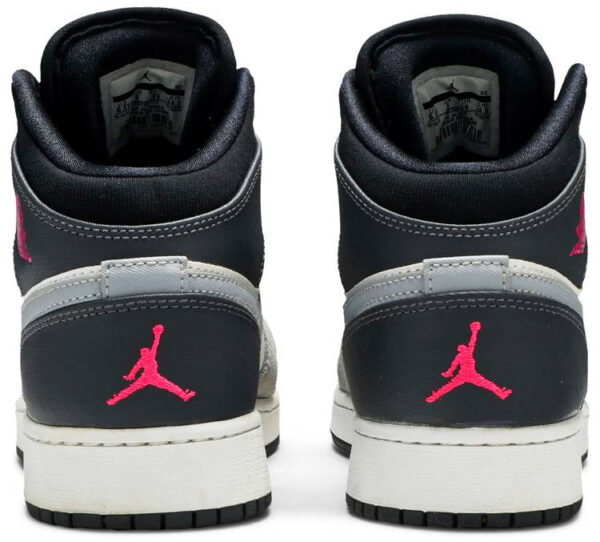Jordan 1 Mid White Grey Hyper Pink (GS) 555112-117 - Phonecase4u photo 4