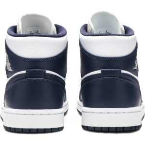 Jordan 1 Mid White Metallic Gold Obsidian 554724-174 - Phonecase4u photo 6