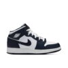 Jordan 1 Mid White Metallic Gold Obsidian (GS) 554725-174 - Phonecase4u photo 1