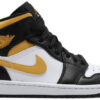 Jordan 1 Mid White Pollen Black 554724-177 - Phonecase4u photo 1