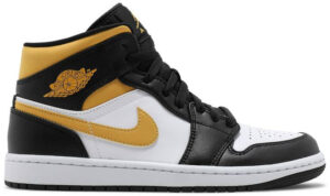 Jordan 1 Mid White Pollen Black 554724-177 - Phonecase4u photo 1