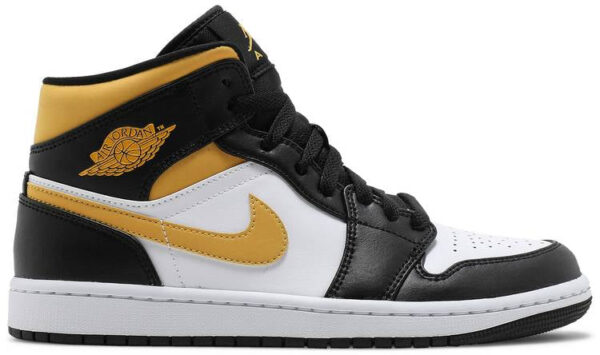Jordan 1 Mid White Pollen Black 554724-177 - Phonecase4u photo 1
