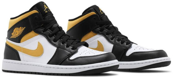 Jordan 1 Mid White Pollen Black 554724-177 - Phonecase4u photo 3