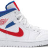 Jordan 1 Mid White Red Royal (Women's) BQ6472-164 - Phonecase4u photo 1