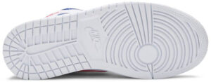 Jordan 1 Mid White Red Royal (Women's) BQ6472-164 - Phonecase4u photo 5