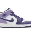 Jordan 1 Mid White Sky J Purple (GS) DQ8423-515 - Phonecase4u photo 1