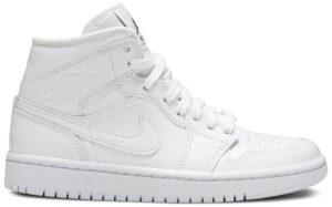 Jordan 1 Mid White Snakeskin (Women's) BQ6472-110 - Phonecase4u photo 1
