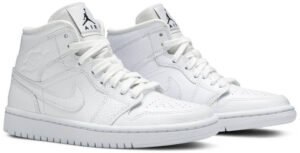 Jordan 1 Mid White Snakeskin (Women's) BQ6472-110 - Phonecase4u photo 3