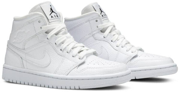 Jordan 1 Mid White Snakeskin (Women's) BQ6472-110 - Phonecase4u photo 3