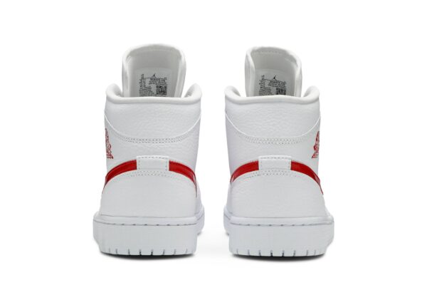 Jordan 1 Mid White University Red (Women's) BQ6472-106 - Phonecase4u photo 6