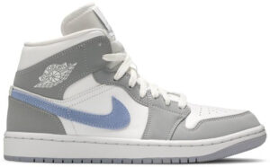 Jordan 1 Mid Wolf Grey Aluminum (Women's) BQ6472-105 - Phonecase4u photo 1