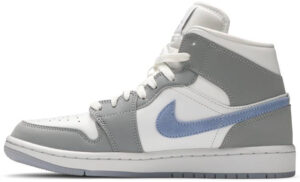 Jordan 1 Mid Wolf Grey Aluminum (Women's) BQ6472-105 - Phonecase4u photo 2