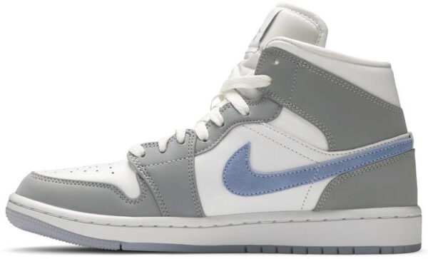 Jordan 1 Mid Wolf Grey Aluminum (Women's) BQ6472-105 - Phonecase4u photo 2