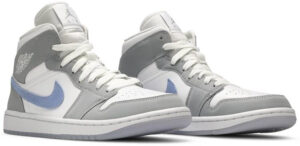 Jordan 1 Mid Wolf Grey Aluminum (Women's) BQ6472-105 - Phonecase4u photo 3