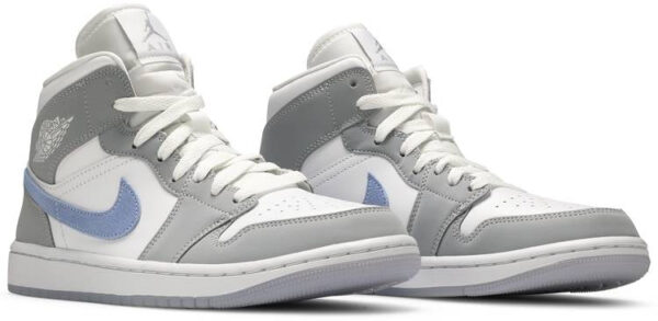 Jordan 1 Mid Wolf Grey Aluminum (Women's) BQ6472-105 - Phonecase4u photo 3