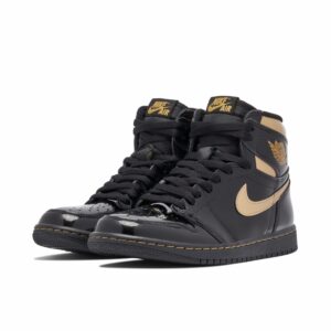Jordan 1 Retro High Black Metallic Gold (2020) 555088-032 - Phonecase4u photo 4