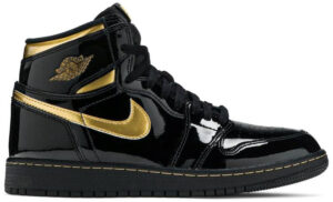 Jordan 1 Retro High Black Metallic Gold (2020) (GS) 575441-032 - Phonecase4u photo 1