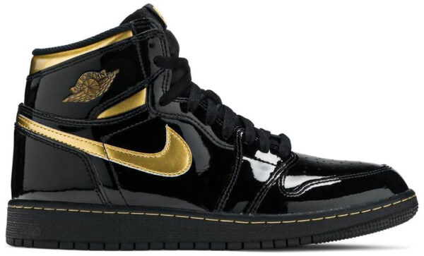 Jordan 1 Retro High Black Metallic Gold (2020) (GS) 575441-032 - Phonecase4u photo 1