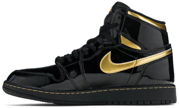 Jordan 1 Retro High Black Metallic Gold (2020) (GS) 575441-032 - Phonecase4u photo 2