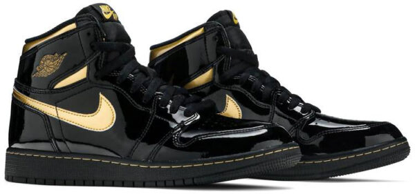 Jordan 1 Retro High Black Metallic Gold (2020) (GS) 575441-032 - Phonecase4u photo 3