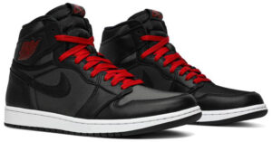 Jordan 1 Retro High Black Satin Gym Red 555088-060 - Phonecase4u photo 3