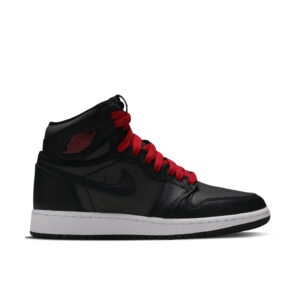 Jordan 1 Retro High Black Satin Gym Red Black (GS) 575441-060 - Phonecase4u photo 1