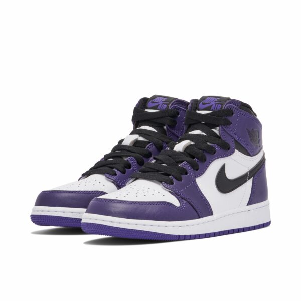 Jordan 1 Retro High Court Purple White (GS) 575441-500 - Phonecase4u photo 4