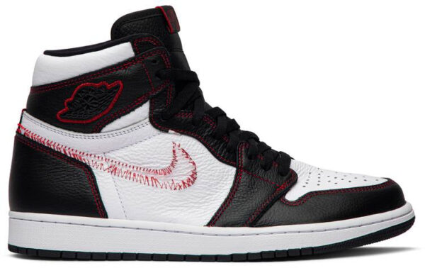 Jordan 1 Retro High Defiant White Black Gym Red CD6579-071 - Phonecase4u photo 1