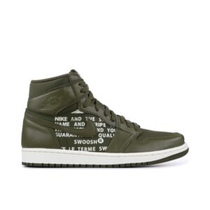 Jordan 1 Retro High Olive Canvas 555088-300 - Phonecase4u photo 1