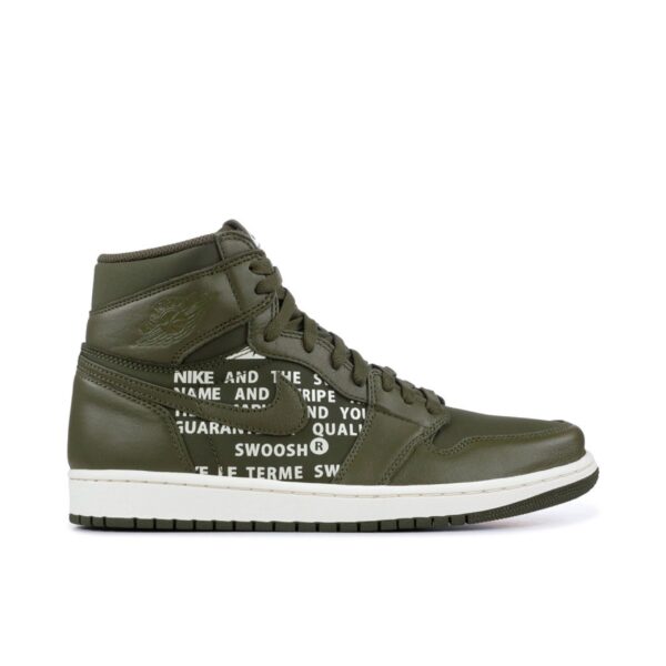 Jordan 1 Retro High Olive Canvas 555088-300 - Phonecase4u photo 1