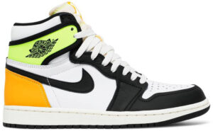 Jordan 1 Retro High White Black Volt University Gold 555088-118 - Phonecase4u photo 1