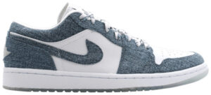 Jordan 1 Retro Low Canvas White Denim (Women's) 315921-141 - Phonecase4u photo 1