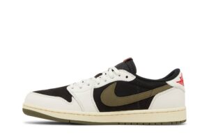 Jordan 1 Retro Low OG SP Travis Scott Olive (Women's) DZ4137-106 - Phonecase4u photo 3