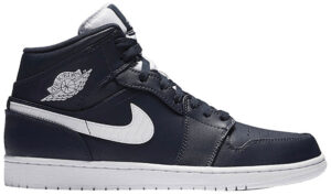 Jordan 1 Retro Mid Obsidian White 554724-402 - Phonecase4u photo 1