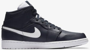 Jordan 1 Retro Mid Obsidian White 554724-402 - Phonecase4u photo 2