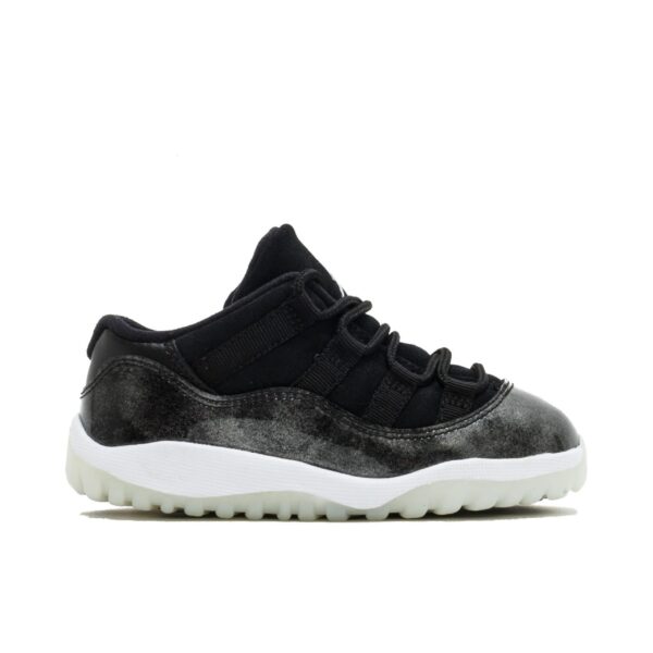 Jordan 11 Retro Low Black Metal Silver White (TD) 505836-010 - Phonecase4u photo 1