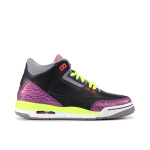 Jordan 3 Retro Black Atomic Red Volt (GS) 441140-039 - Phonecase4u photo 1