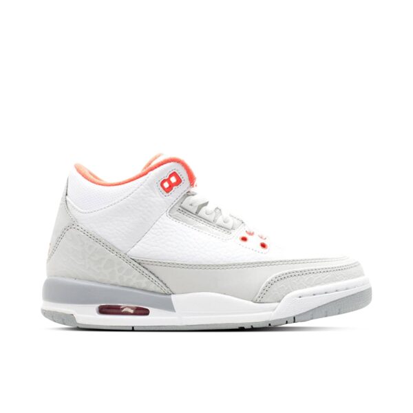 Jordan 3 Retro White Crimson Grey (GS) 441140-101 - Phonecase4u photo 1