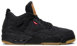 Jordan 4 Retro Levi's Black (Levi's Tag) AO2571-001 - Phonecase4u photo 1