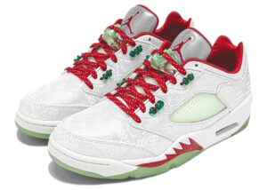 Jordan 5 Retro Low CLOT White Silk 20th Anniversary CLOT-AJ5-WHT-FF - Phonecase4u photo 1