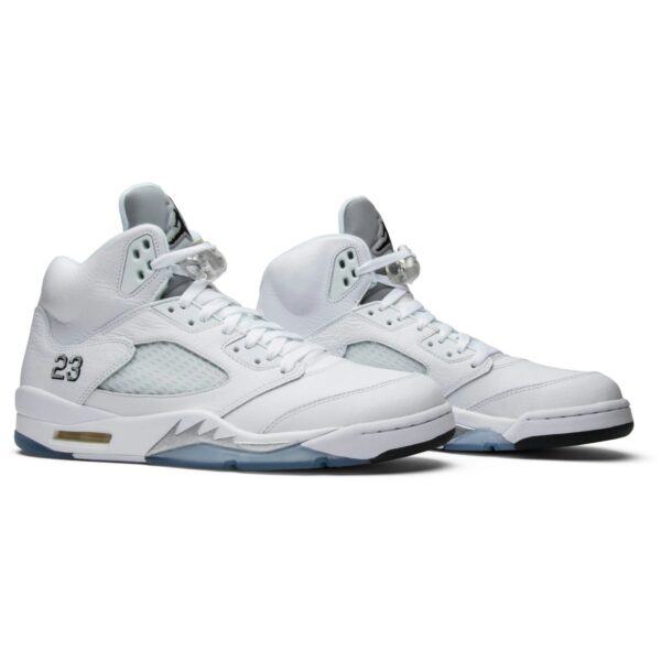 Jordan 5 Retro Metallic White (2015) 136027-130 - Phonecase4u photo 8