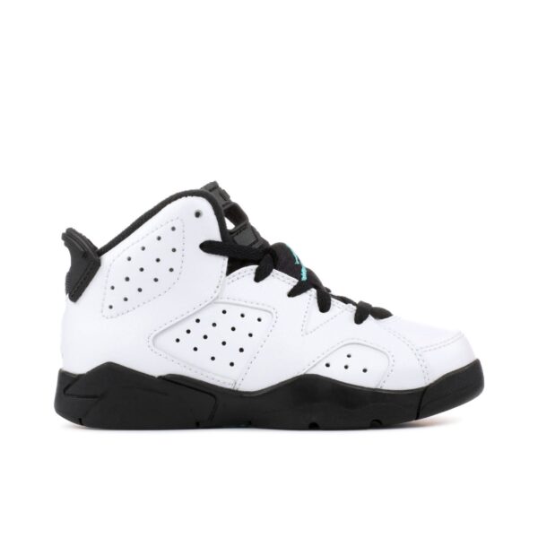 Jordan 6 Retro White Hyper Jade Black (PS) 384666-122 - Phonecase4u photo 1