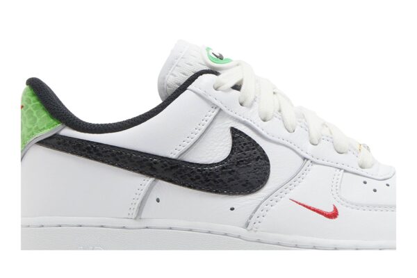 Nike Air Force 1 Low '07 Just Do It Snakeskin White Black (Women's) DV1492-101 - Phonecase4u photo 2