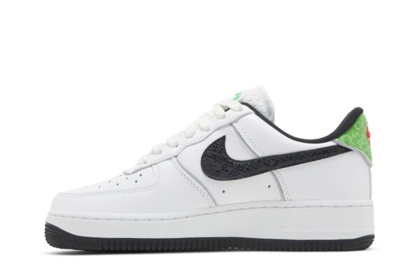 Nike Air Force 1 Low '07 Just Do It Snakeskin White Black (Women's) DV1492-101 - Phonecase4u photo 3