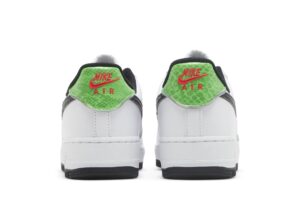Nike Air Force 1 Low '07 Just Do It Snakeskin White Black (Women's) DV1492-101 - Phonecase4u photo 6