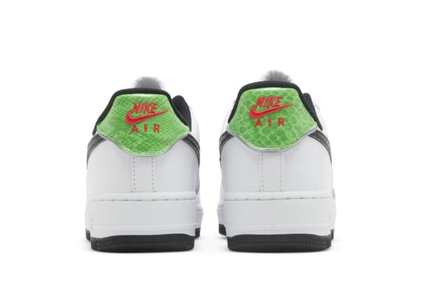 Nike Air Force 1 Low '07 Just Do It Snakeskin White Black (Women's) DV1492-101 - Phonecase4u photo 6